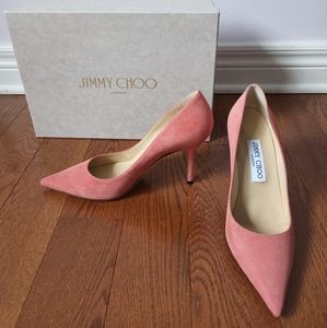 Jimmy Choo Agnes Rosewood Suede
